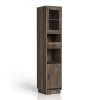 Coopern Reclaimed Oak 4-Shelf tv Tower by Furniture of America