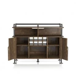 Yeselin Reclaimed Oak Buffet with 2 Shelves by Furniture of America -Furniture of America Sales Store reclaimed oak furniture of america sideboards buffet tables ynj 2074c25 1f 1000