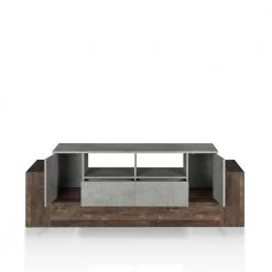 Baeza 70.86 in. Fits Tv's up to 80 in. Reclaimed Oak Storage TV Stand by Furniture of America -Furniture of America Sales Store reclaimed oak furniture of america tv stands fgi 1889c20 1f 1000