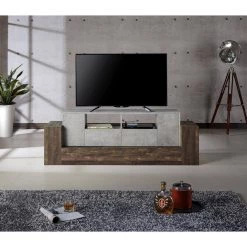 Baeza 70.86 in. Fits Tv's up to 80 in. Reclaimed Oak Storage TV Stand by Furniture of America -Furniture of America Sales Store reclaimed oak furniture of america tv stands fgi 1889c20 31 1000