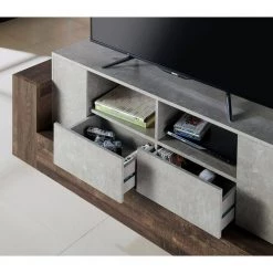Baeza 70.86 in. Fits Tv's up to 80 in. Reclaimed Oak Storage TV Stand by Furniture of America -Furniture of America Sales Store reclaimed oak furniture of america tv stands fgi 1889c20 44 1000
