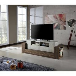 Baeza 70.86 in. Fits Tv's up to 80 in. Reclaimed Oak Storage TV Stand by Furniture of America -Furniture of America Sales Store reclaimed oak furniture of america tv stands fgi 1889c20 c3 1000