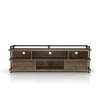 Osman 71 in. Reclaimed Oak TV Console with 2-Storage Drawers Fits TVs Up To 80 in. with Cable Management by Furniture of America