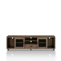 Coopern 71 in. Reclaimed Oak TV Stand Fits TVs Up to 80 in. with Storage by Furniture of America -Furniture of America Sales Store reclaimed oak furniture of america tv stands hfw 1697c25 tv c3 1000