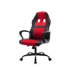 Aleni Regular Red Breathable Mesh Office Chair with Adjustable Heigh by Furniture of America