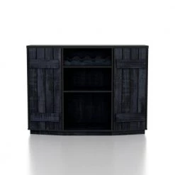 Shedd Rustic Navy Blue Buffet with 2 Shelves by Furniture of America