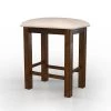 Creeke 25 in. Rustic Oak and Beige Backless Wood Counter Height Stools (Set of 2) by Furniture of America