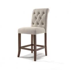 Skien Rustic Oak Tufted Upholstery Counter Height Dining Chairs (Set of 2) by Furniture of America 6 Skien Rustic Oak Tufted Upholstery Counter Height Dining Chairs (Set of 2) by Furniture of America -Furniture of America Sales Store rustic oak furniture of america dining chairs idf 3564a pc fa 1000