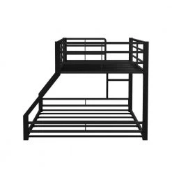 Bowry Sand Black Twin Over Full Bunk Bed by Furniture of America -Furniture of America Sales Store sand black furniture of america bunk beds idf bk656bk tf 4f 1000