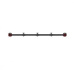 Wilbur Sand Black Floating Coat Rack With Faucet & Valve Hooks by Furniture of America -Furniture of America Sales Store sand black furniture of america coat racks idf ac557 4f 1000