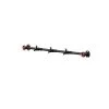 Wilbur Sand Black Floating Coat Rack With Faucet & Valve Hooks by Furniture of America