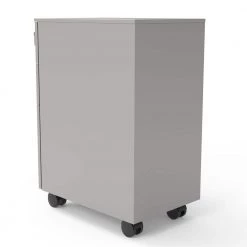 Loreto Silver Mobile File Cabinet with Locking Drawer by Furniture of America -Furniture of America Sales Store silver furniture of america file cabinets idf 7992 sv c3 1000