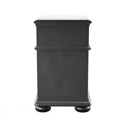 Gina 3-Drawer Silver Nightstand by Furniture of America -Furniture of America Sales Store silver furniture of america nightstands idf 7194n 4f 1000