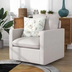 Regale Taupe Swivel Chair by Furniture of America -Furniture of America Sales Store taupe furniture of america accent chairs idf ac411lb 31 1000