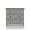 Kerani 3-Drawer Vintage Gray Oak Chest by Furniture of America