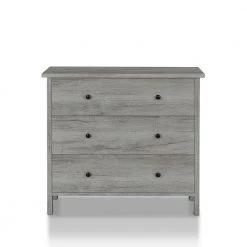 Kerani 3-Drawer Vintage Gray Oak Chest by Furniture of America