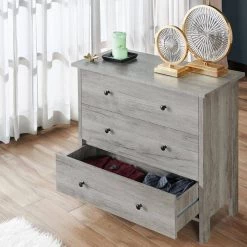 Kerani 3-Drawer Vintage Gray Oak Chest by Furniture of America -Furniture of America Sales Store vintage gray furniture of america chest of drawers ynj 19603c35 s 77 1000