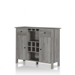 Maxen Vintage Gray Oak 6-Bottle Wine Cabinet by Furniture of America 9 Maxen Vintage Gray Oak 6-Bottle Wine Cabinet by Furniture of America -Furniture of America Sales Store vintage gray oak furniture of america bar cabinets ynj 19702c35 c3 1000