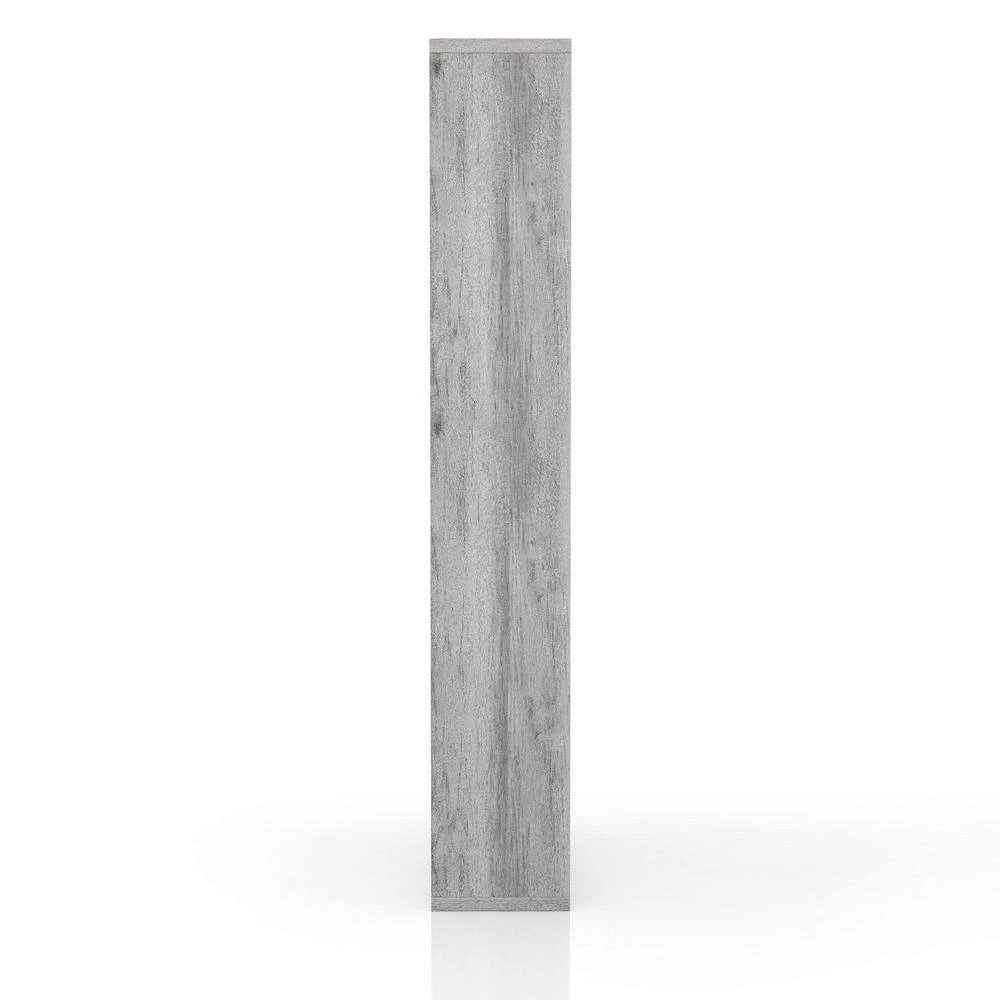 Galva 35.4 in. Wide Vintange Gray Oak 12-Shelf Geometric Bookcase by Furniture of America 2 Galva 35.4 in. Wide Vintange Gray Oak 12-Shelf Geometric Bookcase by Furniture of America - Image 2