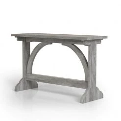 Hava 47.24 in. Vintage Gray Oak Rectangle Wood Console Table by Furniture of America