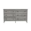 Kerani 6-Drawer Vintage Gray Oak Dresser (29.13 in. H x 52.56 in. W x 15.75 in. D) by Furniture of America