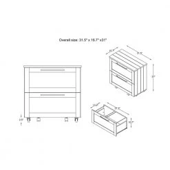 Kalamara Vintage Gray Oak File Cabinet with 2-Drawers by Furniture of America -Furniture of America Sales Store vintage gray oak furniture of america file cabinets hfw 2050c35 76 1000