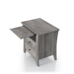 Cloveryl 3-Drawer Vintage Gray Oak Nightstand (24.33 in. H X 23.62 in. W X 16.08 in. D) by Furniture of America -Furniture of America Sales Store vintage gray oak furniture of america nightstands ynj 2069c35 4f 1000