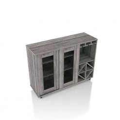 Blisston Vintage Gray Oak Buffet with Adjustable Shelf by Furniture of America -Furniture of America Sales Store vintage gray oak furniture of america sideboards buffet tables hfw 2073c35 4f 1000