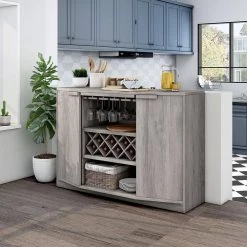 Faith Gray Oak Buffet Table with 2-Cabinet by Furniture of America -Furniture of America Sales Store vintage gray oak furniture of america sideboards buffet tables ynj 1446 35 1f 1000