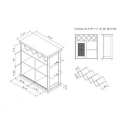 Drandorf Vintage Gray Oak Buffet with 2-Shelves by Furniture of America 12 Drandorf Vintage Gray Oak Buffet with 2-Shelves by Furniture of America -Furniture of America Sales Store vintage gray oak furniture of america sideboards buffet tables ynj 2072c35 76 1000