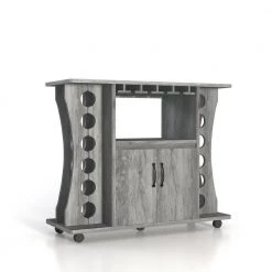 Draina Vintage Gray Oak Buffet with One Shelf by Furniture of America