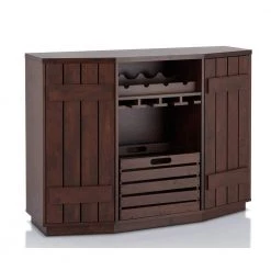 Neomir Vintage Walnut Buffet with Removable Crate by Furniture of America