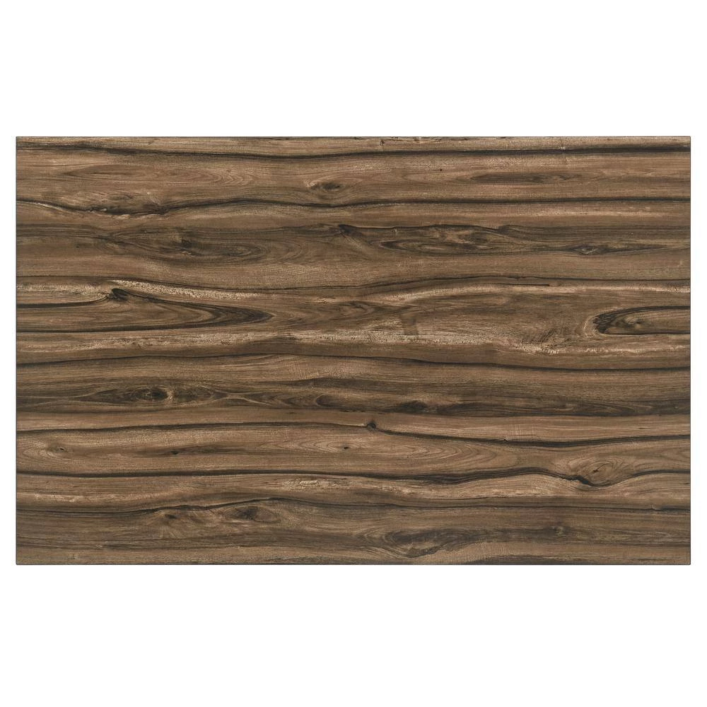 Belvil 3-Piece Walnut and Black Dining Table Set by Furniture of America 4 Belvil 3-Piece Walnut and Black Dining Table Set by Furniture of America - Image 4