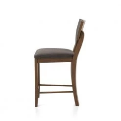 Raven Walnut and Dark Chocolate Counter Height Chairs (Set of 2) by Furniture of America -Furniture of America Sales Store walnut and dark chocolate furniture of america bar stools idf 3787pc 1f 1000