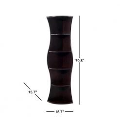 Lenard 70.8 in. Walnut Wood 5-shelf Corner Bookcase with Open Storage by Furniture of America 8 Lenard 70.8 in. Walnut Wood 5-shelf Corner Bookcase with Open Storage by Furniture of America -Furniture of America Sales Store walnut furniture of america bookcases bookshelves hfw 1480c4 40 1000