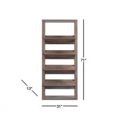 Rubus 71 in. Walnut Faux Wood 5-shelf Etagere Bookcase with Open Back by Furniture of America 8 Rubus 71 in. Walnut Faux Wood 5-shelf Etagere Bookcase with Open Back by Furniture of America -Furniture of America Sales Store walnut furniture of america bookcases bookshelves idi 192381 40 1000