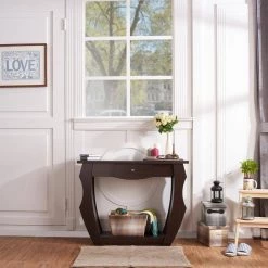 Denmark 40 in. Walnut Standard Rectangle Wood Console Table with Drawers by Furniture of America 16 Denmark 40 in. Walnut Standard Rectangle Wood Console Table with Drawers by Furniture of America -Furniture of America Sales Store walnut furniture of america console tables hfw 1476c4 44 1000