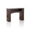 Society Hill 47 in. Walnut Rectangle Wood Console Table with Storage by Furniture of America