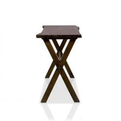 Coupla 48 in. Walnut Standard Rectangle Wood Console Table by Furniture of America -Furniture of America Sales Store walnut furniture of america console tables idf 4346s 4f 1000