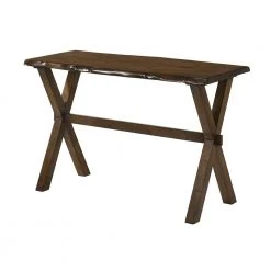 Coupla 48 in. Walnut Standard Rectangle Wood Console Table by Furniture of America