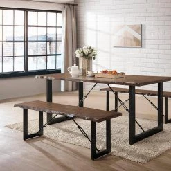 Jackson Walnut Wood Bench by Furniture of America 9 Jackson Walnut Wood Bench by Furniture of America -Furniture of America Sales Store walnut furniture of america dining benches idf 3604bn 31 1000