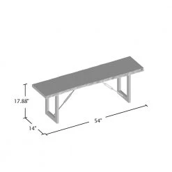 Jackson Walnut Wood Bench by Furniture of America 8 Jackson Walnut Wood Bench by Furniture of America -Furniture of America Sales Store walnut furniture of america dining benches idf 3604bn 4f 1000