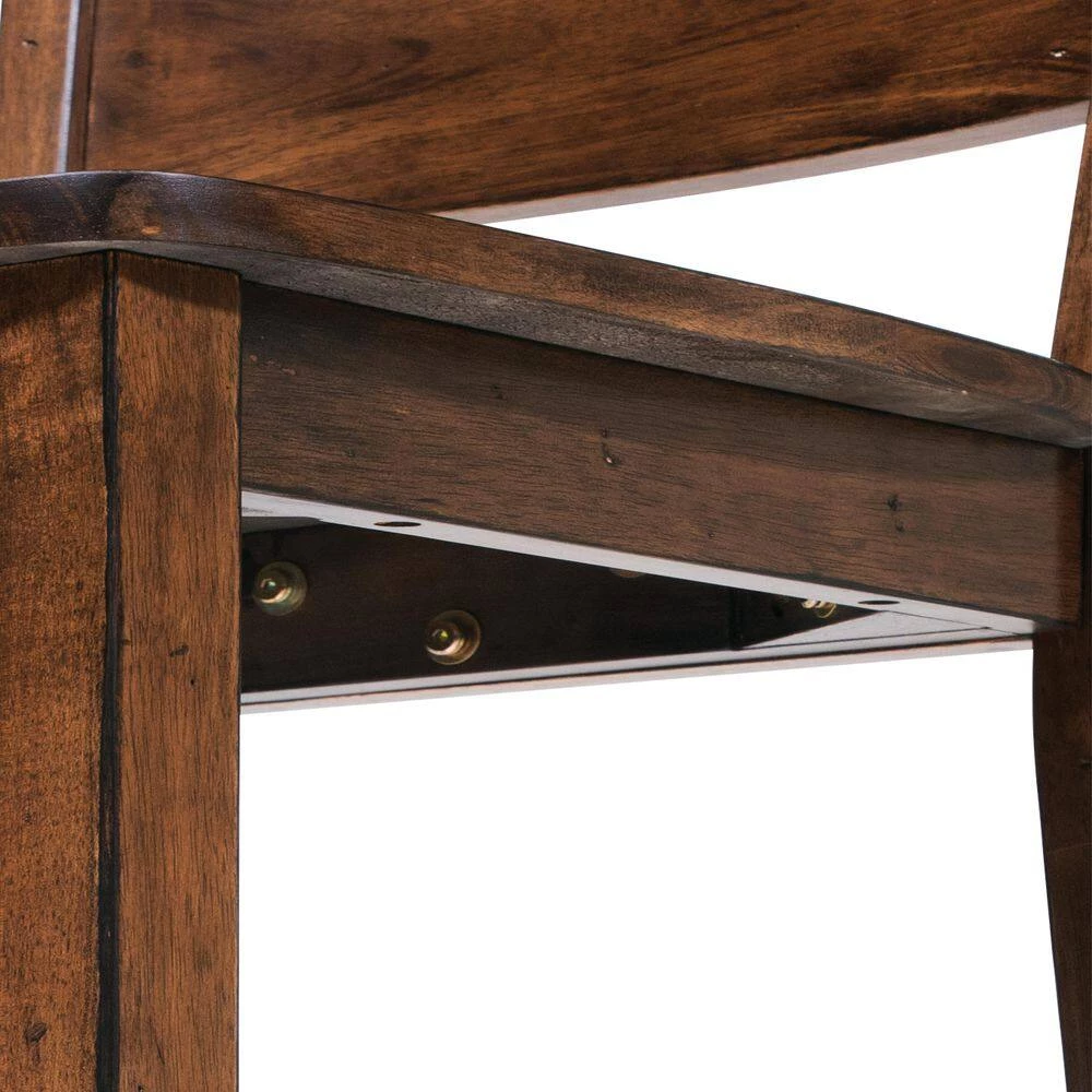 Jackson Walnut Wood Ladder Side Chairs (Set of 2) by Furniture of America 7 Jackson Walnut Wood Ladder Side Chairs (Set of 2) by Furniture of America - Image 7