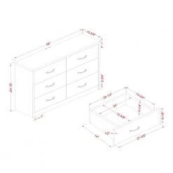 Jamson 6-Drawer Walnut Dresser (32.13 in. H X 58 in. W X 15.63 in. D) by Furniture of America 14 Jamson 6-Drawer Walnut Dresser (32.13 in. H X 58 in. W X 15.63 in. D) by Furniture of America -Furniture of America Sales Store walnut furniture of america dressers idf 7124wn d 76 1000
