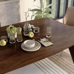 Cirez Walnut Dining Table by Furniture of America 10 Cirez Walnut Dining Table by Furniture of America -Furniture of America Sales Store walnut furniture of america kitchen dining tables idf 3139t 1f 1000