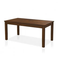 Ederie 65 in. Rectangle Walnut Wood Top Dining Table Seats Up To 6 by Furniture of America 10 Ederie 65 in. Rectangle Walnut Wood Top Dining Table Seats Up To 6 by Furniture of America -Furniture of America Sales Store walnut furniture of america kitchen dining tables idf 3490t c3 1000