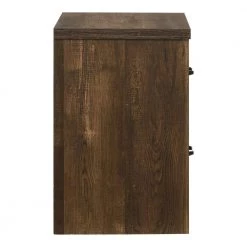 Jamson 2-Drawer Walnut Nightstand with USB port (23.5 in. H X 23.5 in. W X 15.63 in. D) by Furniture of America -Furniture of America Sales Store walnut furniture of america nightstands idf 7124wn n c3 1000