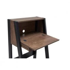 Claude 26 in. W Rectangular Walnut Oak MDF Computer Desk With Flip Down Cabinet and Drawer by Furniture of America -Furniture of America Sales Store walnut oak furniture of america computer desks idi 212934 77 1000