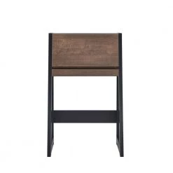 Claude 26 in. W Rectangular Walnut Oak MDF Computer Desk With Flip Down Cabinet and Drawer by Furniture of America -Furniture of America Sales Store walnut oak furniture of america computer desks idi 212934 c3 1000
