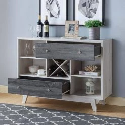 Matilda Weathered Oak and Gray Buffet Server with Drawers by Furniture of America 12 Matilda Weathered Oak and Gray Buffet Server with Drawers by Furniture of America -Furniture of America Sales Store weathered oak and gray furniture of america sideboards buffet tables idi 192587 44 1000